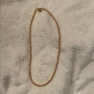 Elegant Gold Beaded Necklace